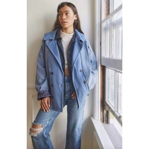 Free People Bayside Oversized Blazer Jacket Nwot